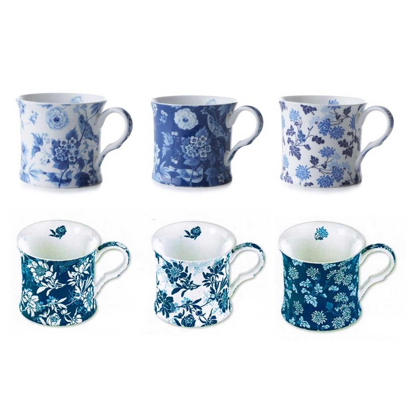 Heritage Palace Mug Blue/White 300ml (price per item)