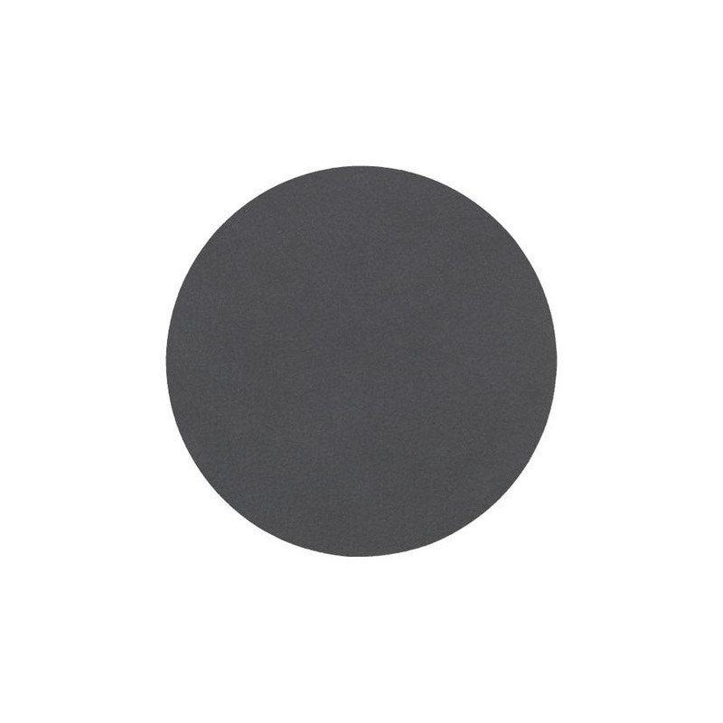 LindDNA Circle Coaster Anthracite Grey 10cm