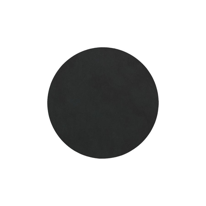LindDNA Circle Coaster Black 10cm