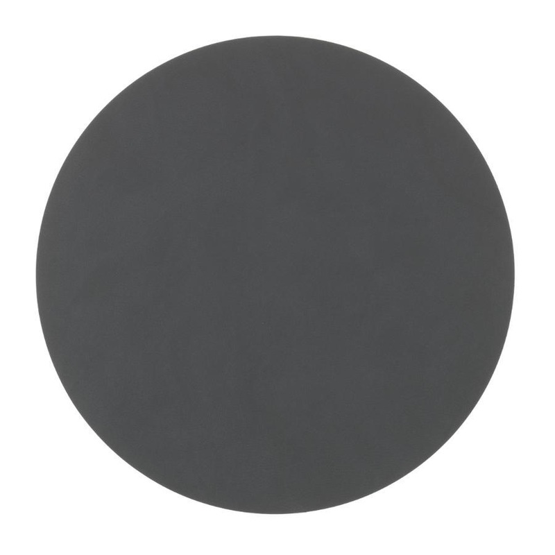 LindDNA Circle Placemat Anthracite Grey 30cm