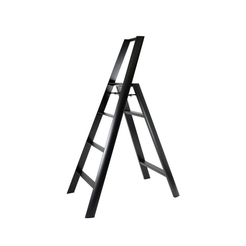 Lucano 4 Step Ladder Black