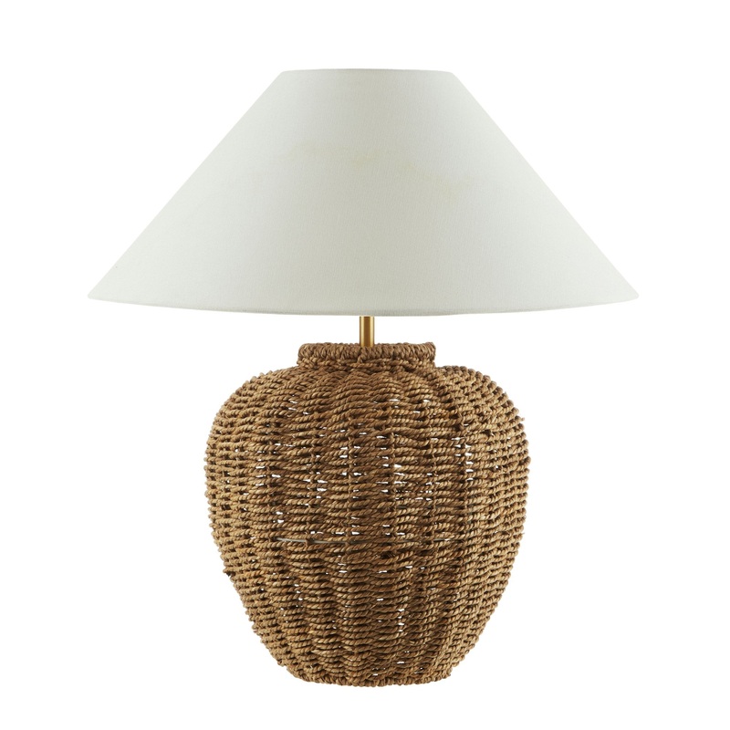 Amalfi Amaya Weave Table Lamp Natural 50x50x57cm