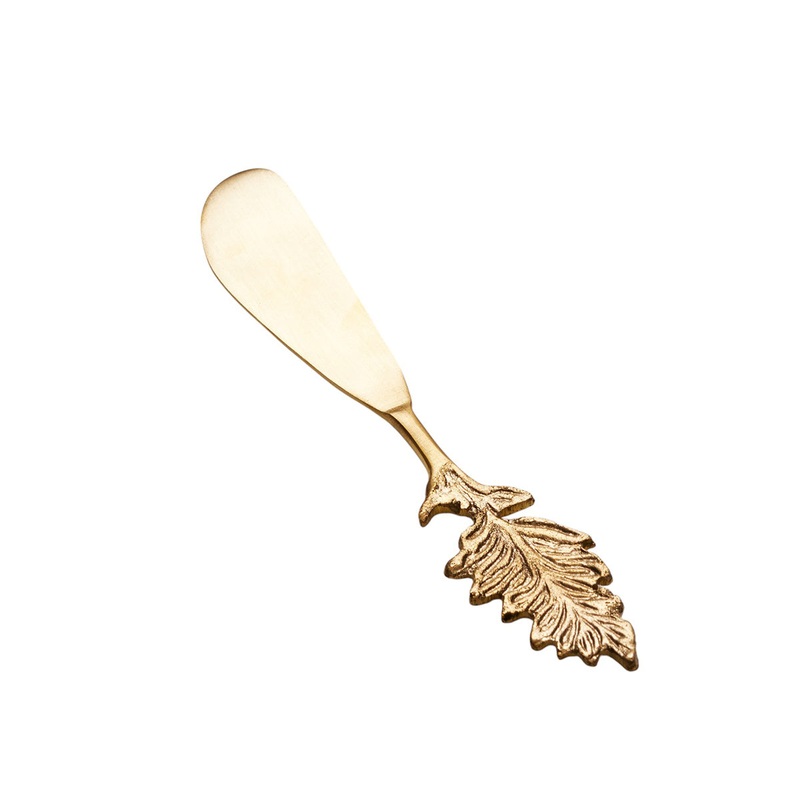 Brass Spreader Feather Gold