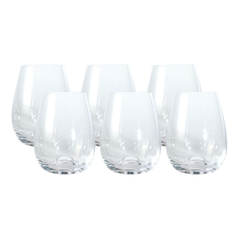 Casero Sensa Stemless Wine Glass 460ml (Set of 6)