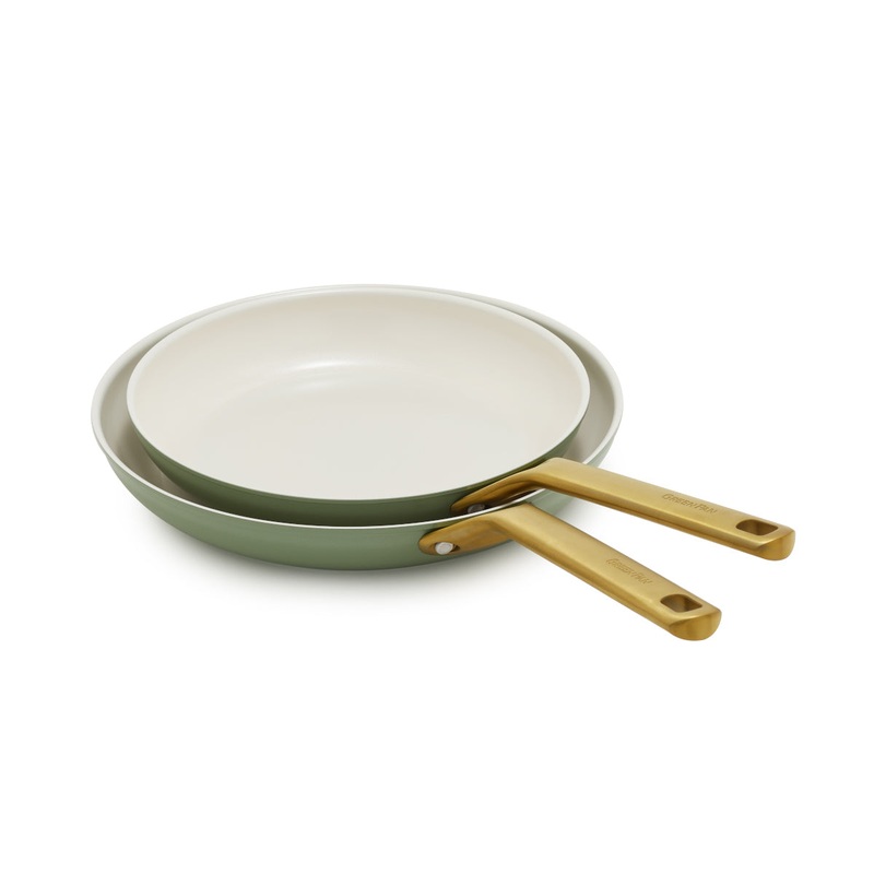 Greenpan Padova Frypan Set Sage 26cm & 30cm
