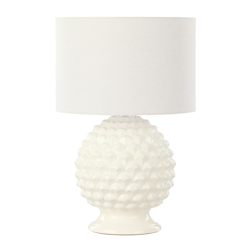 Society Home Macy Table Lamp White & Natural 38x38x58.5cm