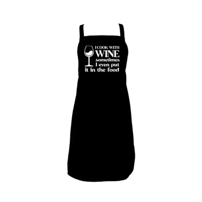 Annabel Trends Cook with Wine Apron