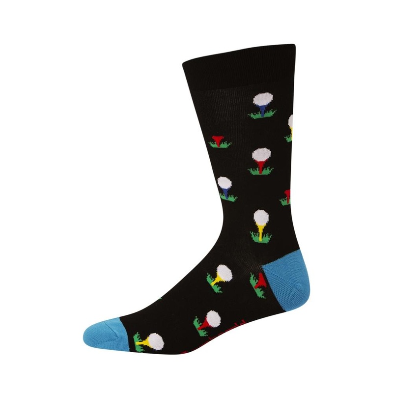 Bamboozld Teetime Black Socks