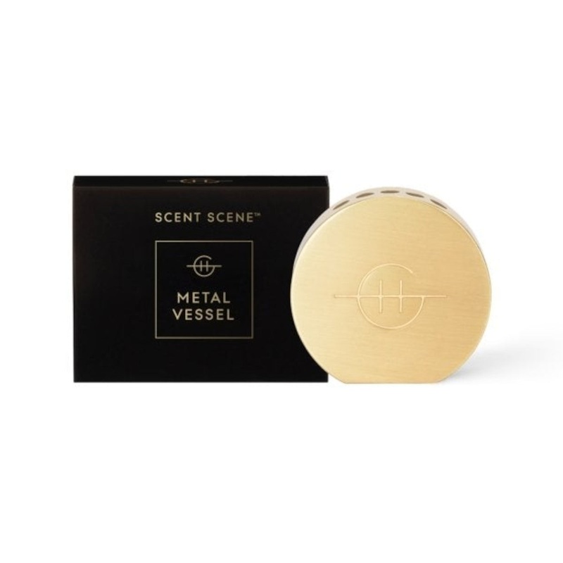 Glasshouse Fragrances Scent Scene Gold Metal Vessel