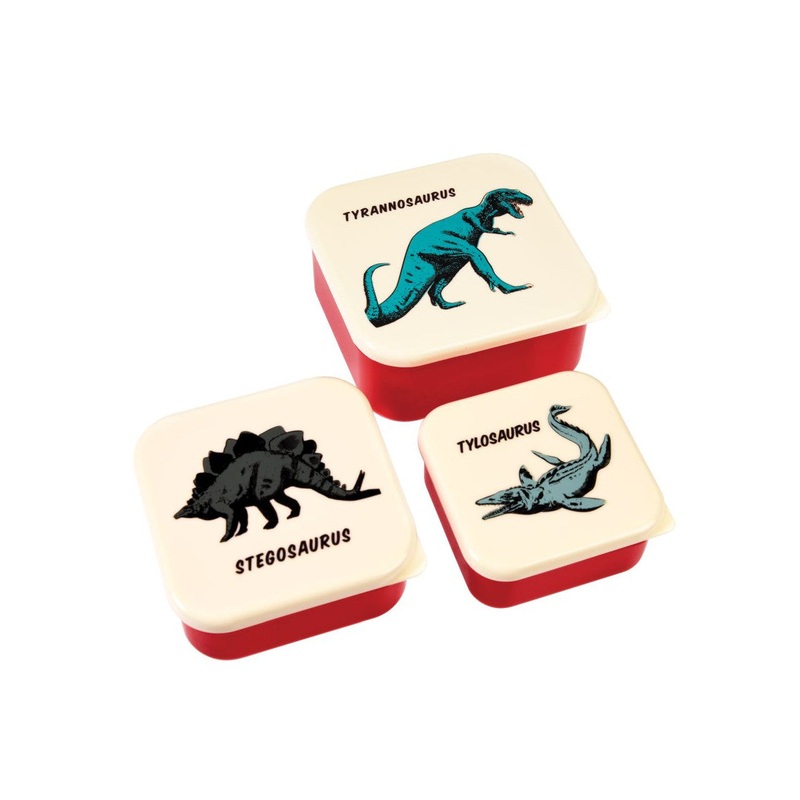 Rex London Prehistoric Land Snack Box Set of 3