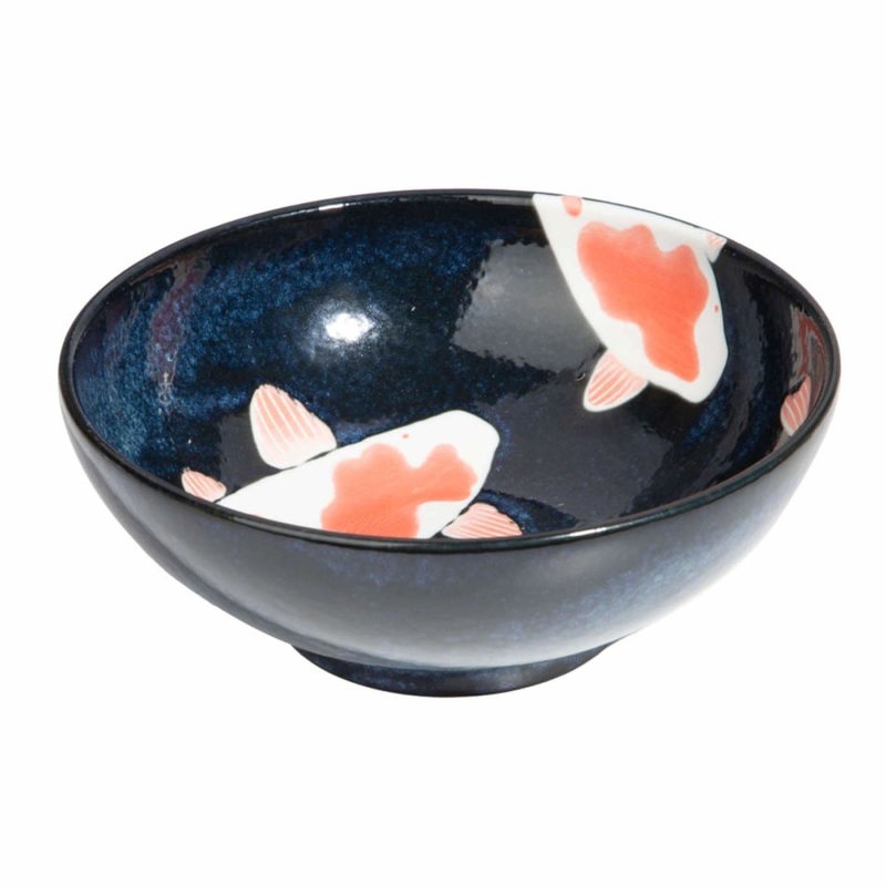 Concept Japan Aizome Koi Carp Donburi Bowl 21cm