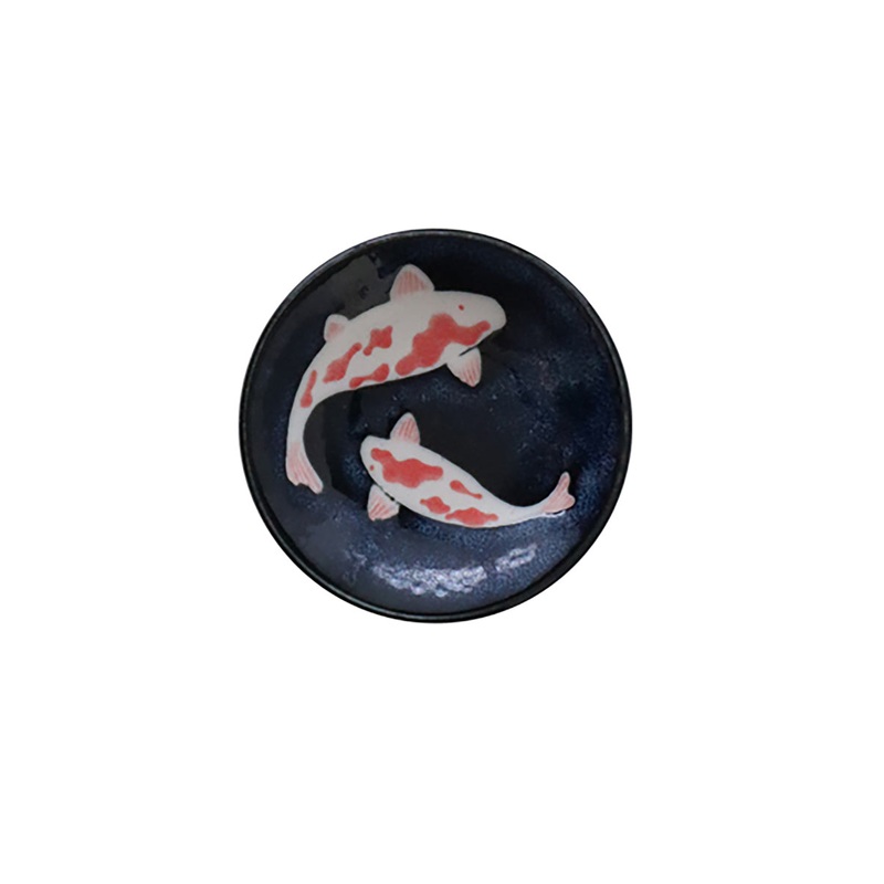 Concept Japan Aizome Koi Carp Plate Small 9cm