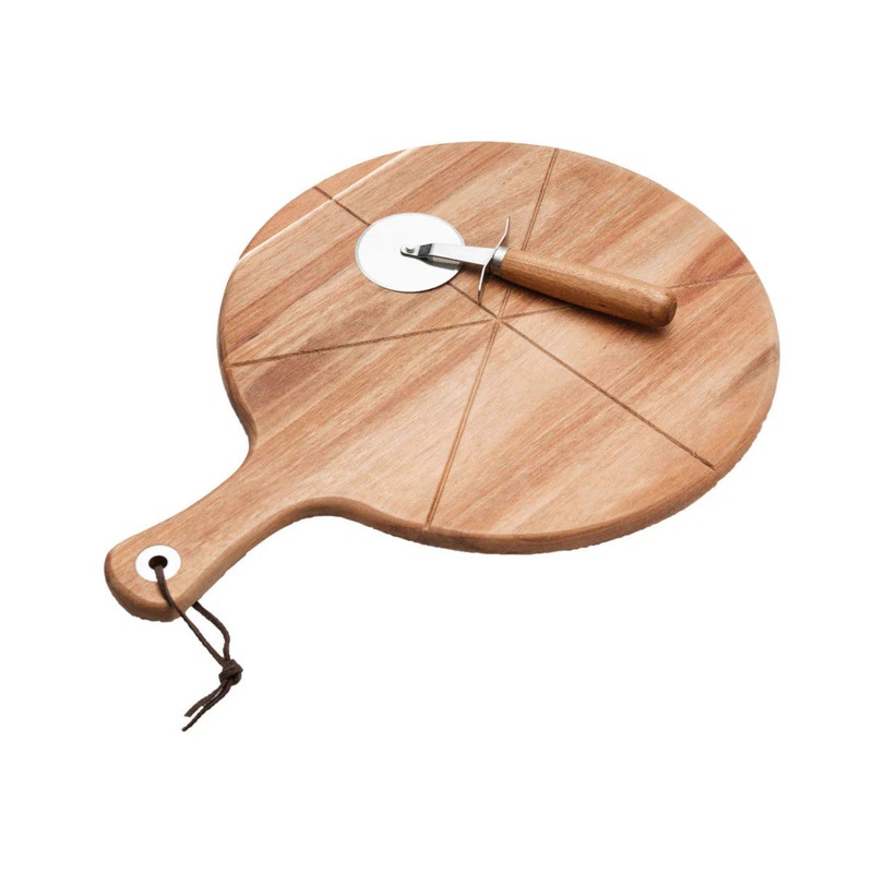 Epicurean Cuisine Pizza Board and Cutter