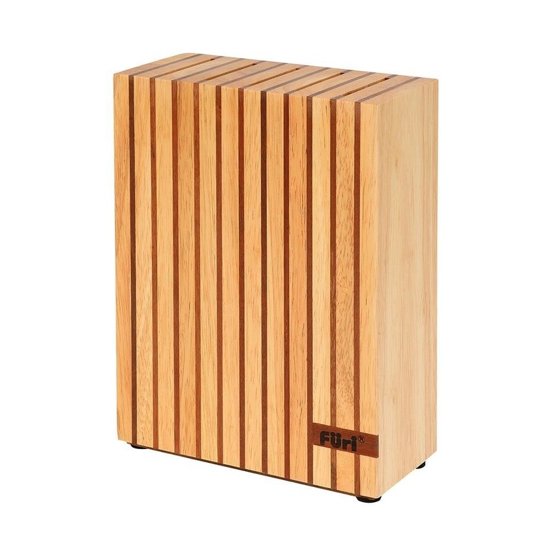 Furi Pro 5 Slot Wood Knife Block