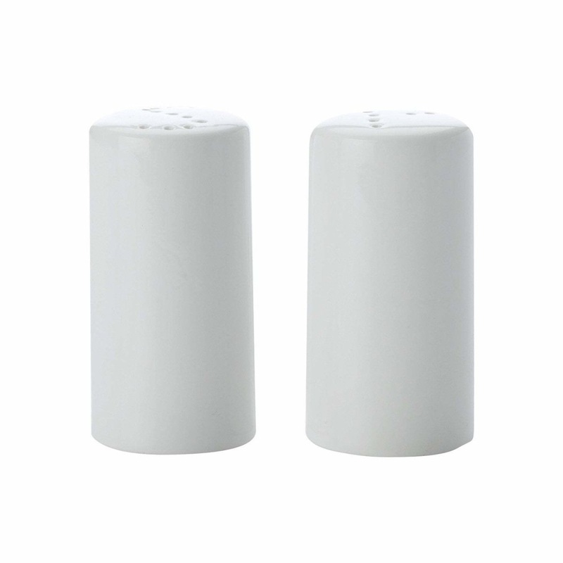 Maxwell & Williams White Basics Cylindrical Salt & Pepper