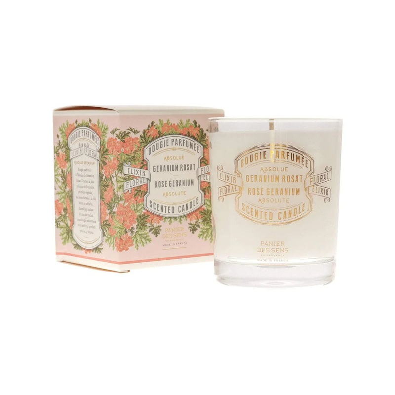Panier Des Sens Rose Geranium Candle 180g