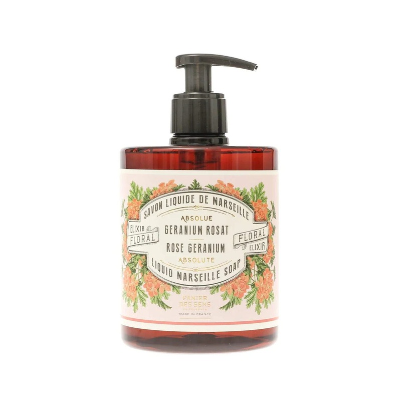 Panier Des Sens Rose Geranium Marseille Liquid Soap 500ml