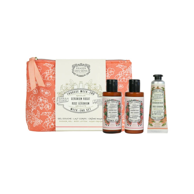Panier Des Sens Rose Geranium Weekend Set