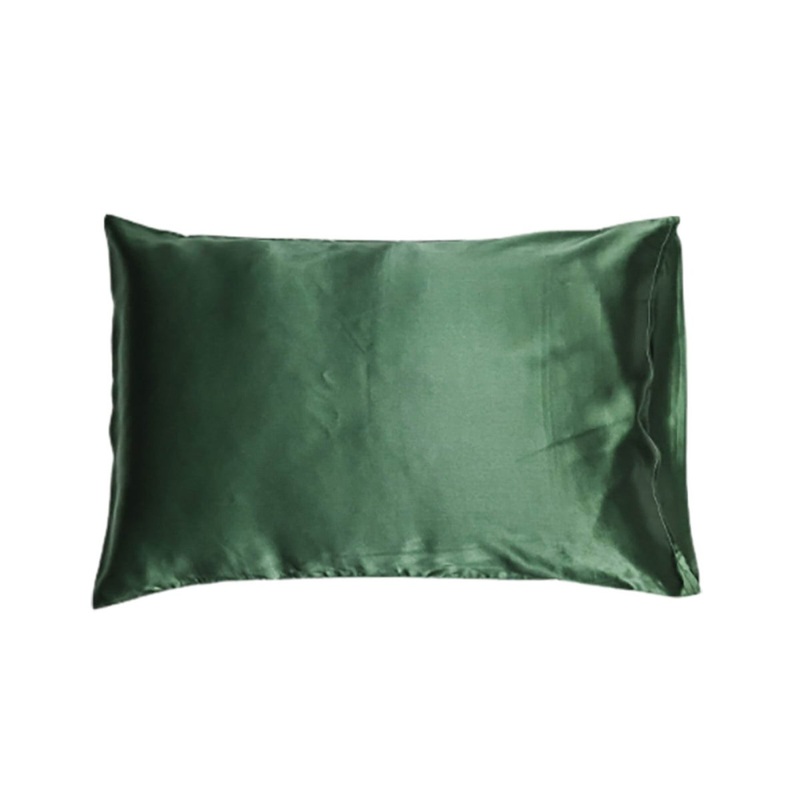 Silk Magnolia Silk Pillowcase Forest Green