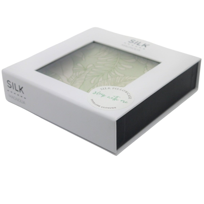 Silk Magnolia Silk Pillowcase Tropical Palm