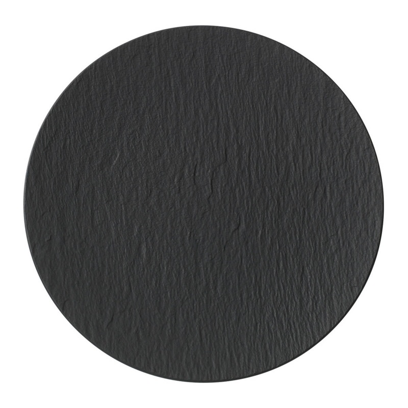 Villeroy & Boch Manufacture Rock Gourmet Plate Black 32cm