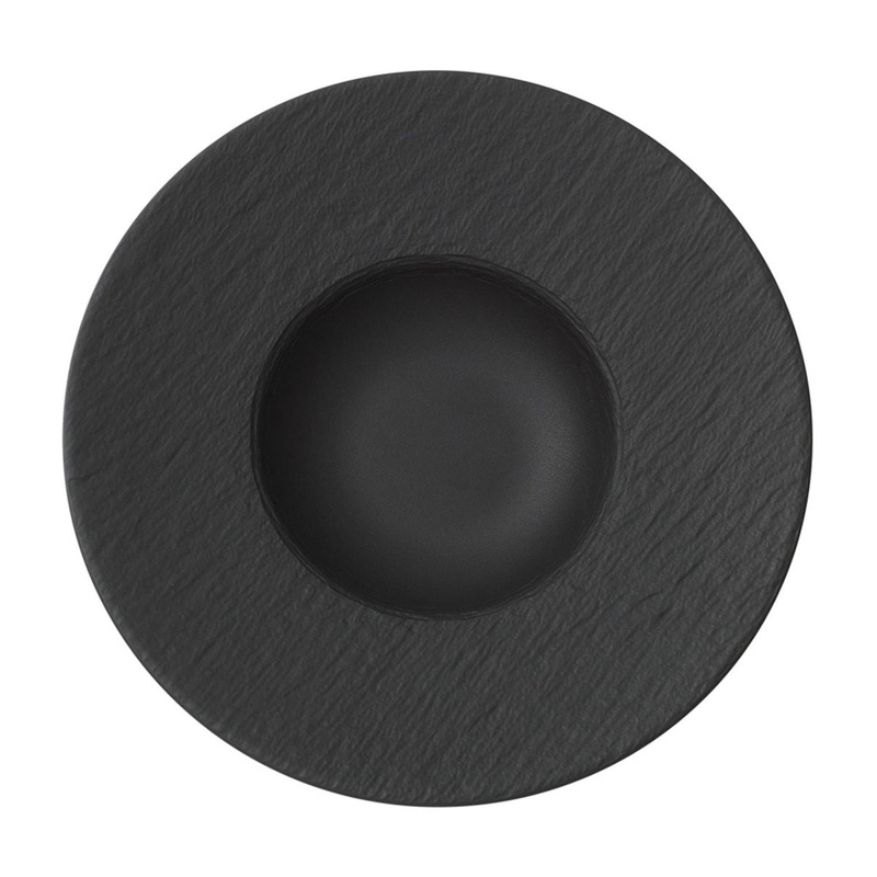 Villeroy & Boch Manufacture Rock Pasta Plate Black 28cm