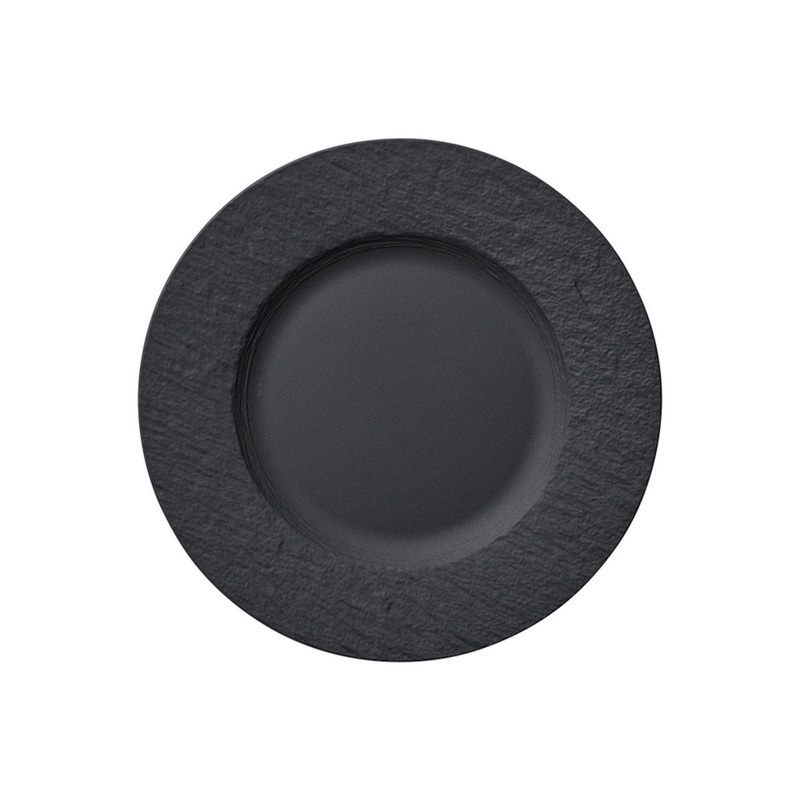 Villeroy & Boch Manufacture Rock Salad Plate Black 22cm