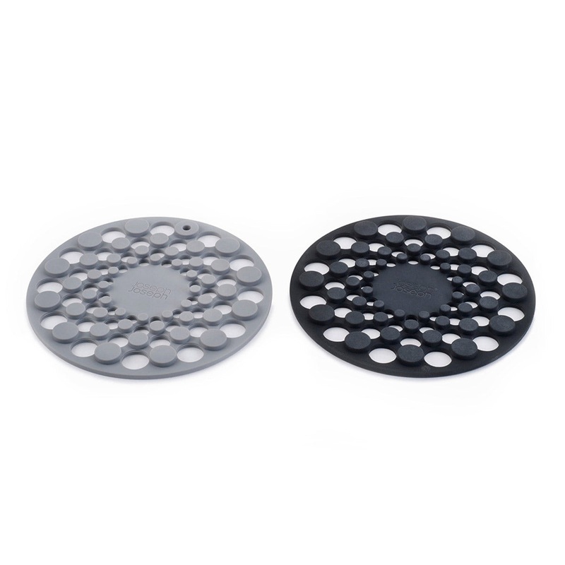 Joseph Joseph Spot-On Silicone Trivet Grey Set of 2