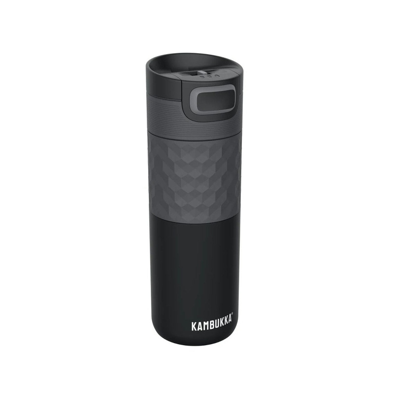 Kambukka Etna Grip 3 in 1 Snapclean Black Steel 500ml