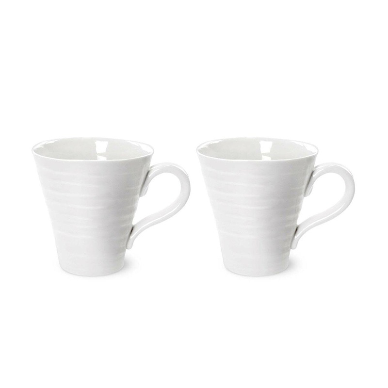 Portmeirion Sophie Conran Mug White 350ml (Set of 2)