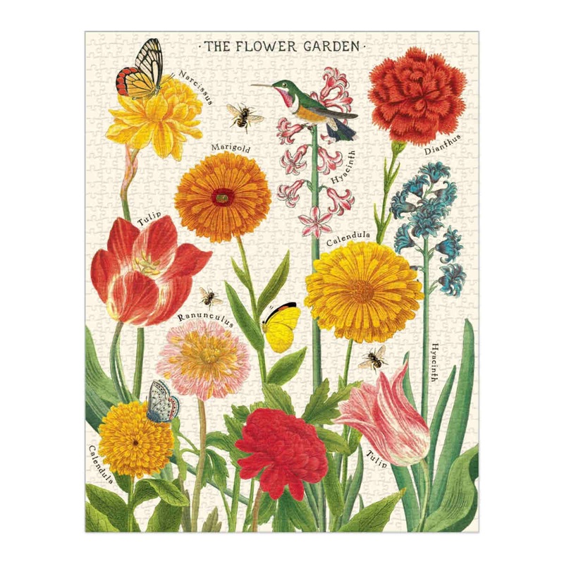 Cavallini & Co Flower Garden Jigsaw Puzzle 1000 Piece