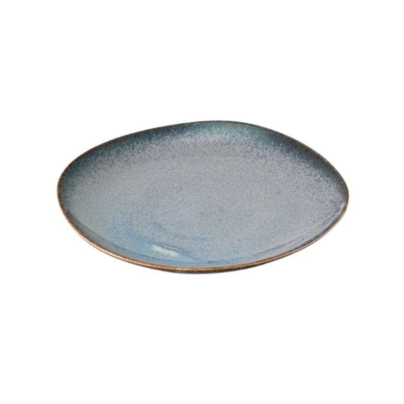 Concept Japan Wabi Sabi Deep Plate Pearl Blue 25cm