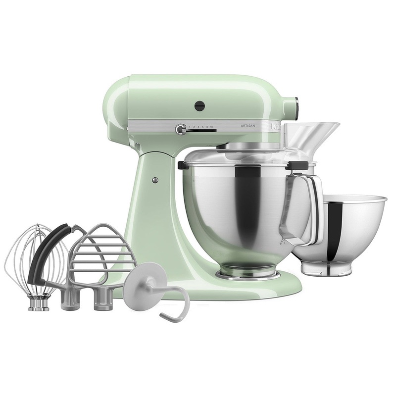 KitchenAid KSM195 Artisan Series Tilt-Head Stand Mixer with Premium Accessory Pistachio