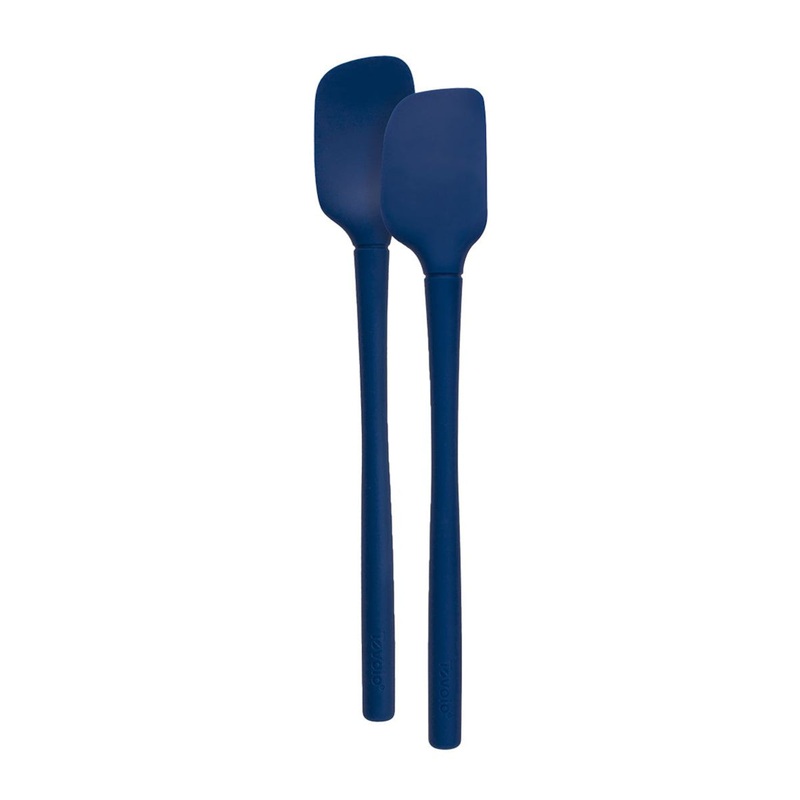 Tovolo Flex-Core Silicone Mini Spatula Deep Indigo Set of 2