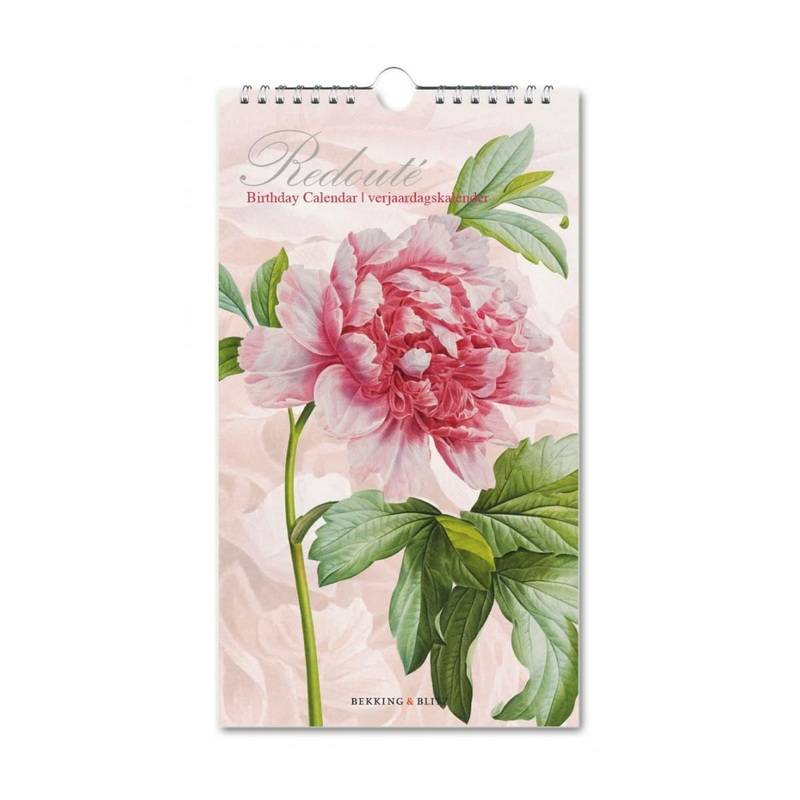 Bekking & Blitz Peony Birthday Calendar