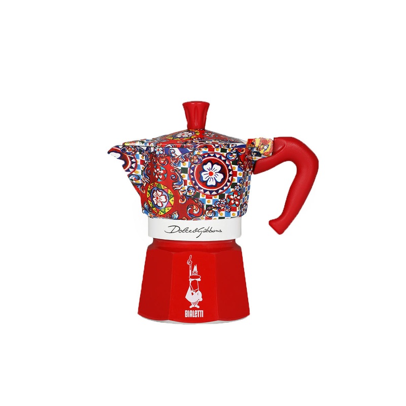 Bialetti Dolce & Gabbana Moka Express 3 Cup Sicilian Cart (150ml)