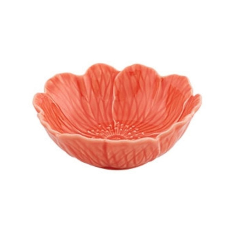 Bordallo Pinheiro Flora Bowl Salmon 17cm