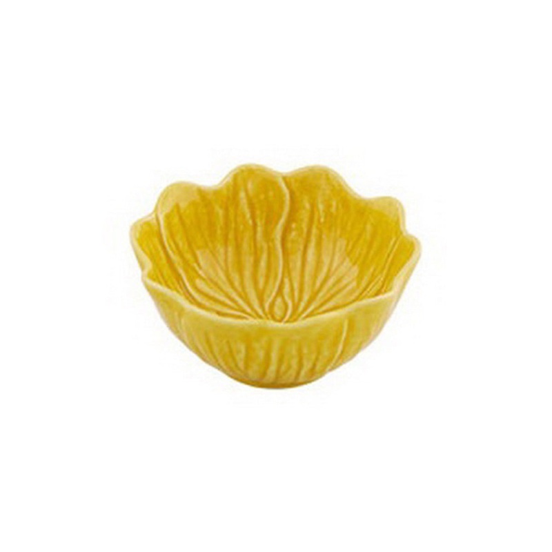 Bordallo Pinheiro Flora Bowl Yellow 12.5cm