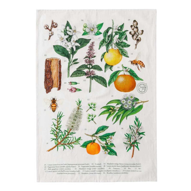 Koala Eco Terra Botanica Linen Tea Towel