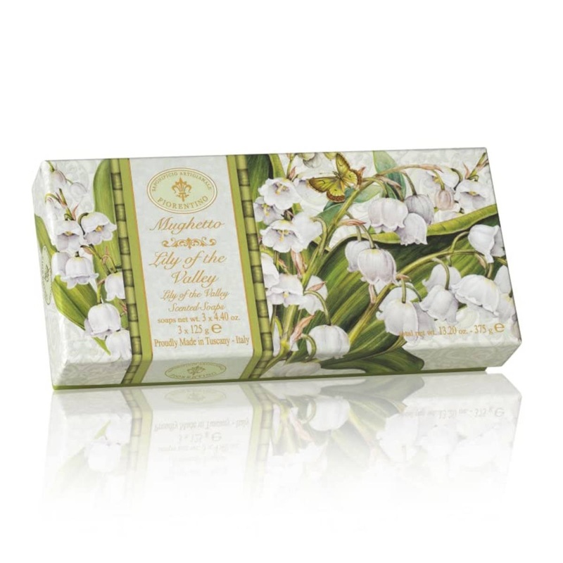 Saponificio Artigianale Fiorentino Lily of the Valley Soap in Box 125g (Set of 3)