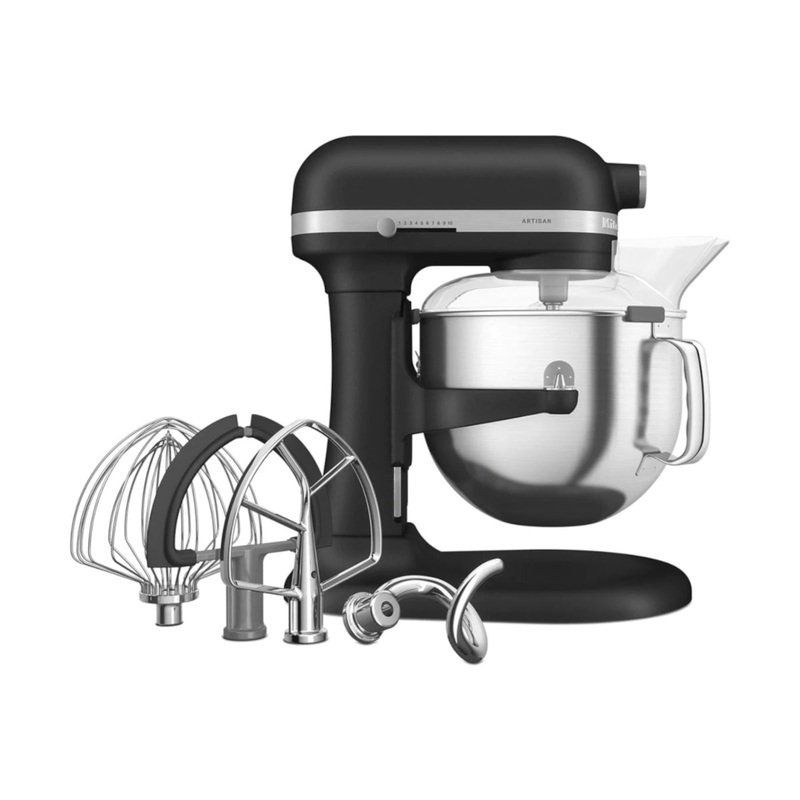 KitchenAid KSM70 Bowl-Lift Stand Mixer Cast Iron Black 6.6L
