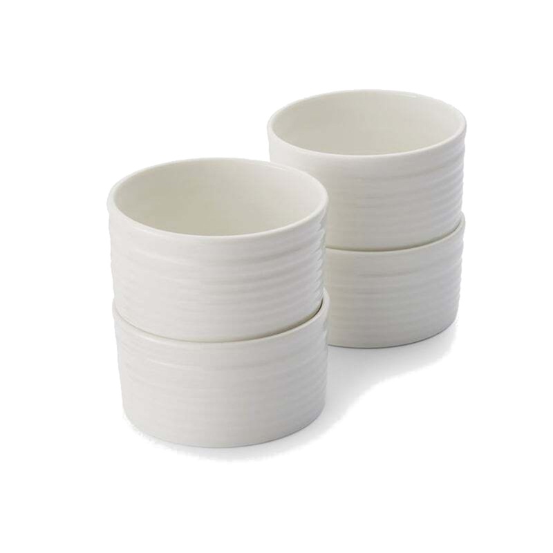 Portmeirion Sophie Conran Ramekins White 9x4.5cm (Set of 4)
