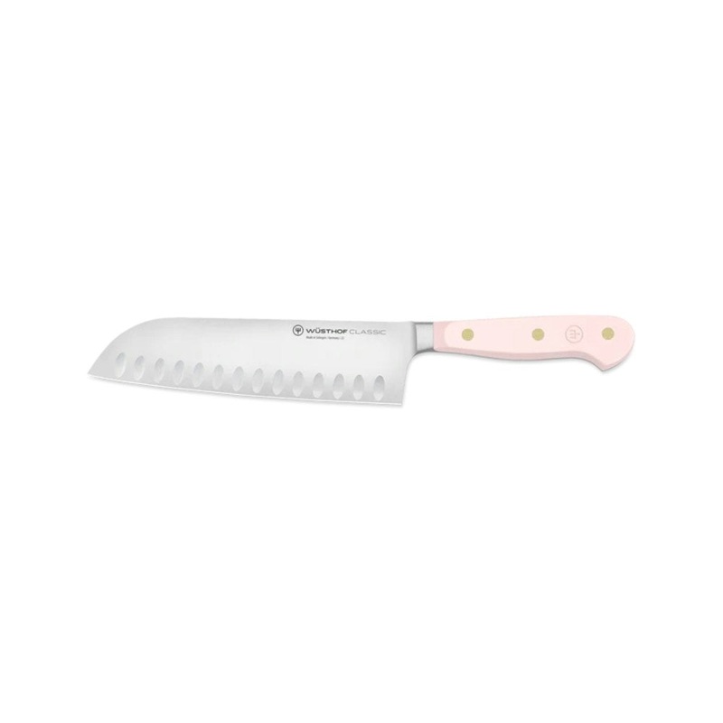 Wusthof Classic Colour Pink Himalayan Salt Santoku Knife 17cm