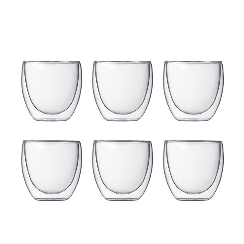 Bodum Pavina Espresso Glass 80ml (Set of 6)