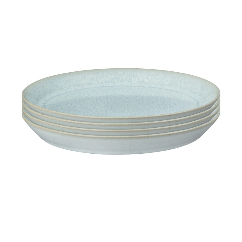 Denby Kiln Plates Green Medium 21.5cm (Set of 4)