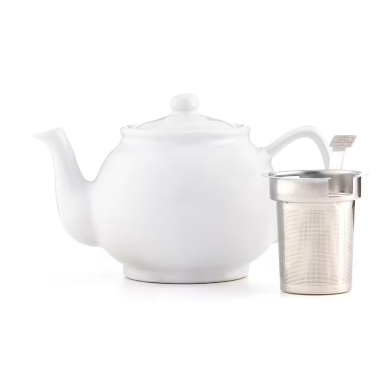 Price & Kensington 6 Cup Teapot White 1.1L