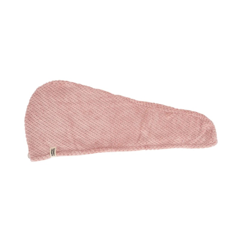 Annabel Trends Beauty Ritual Luxury Waffle Hair Turban Dusty Pink