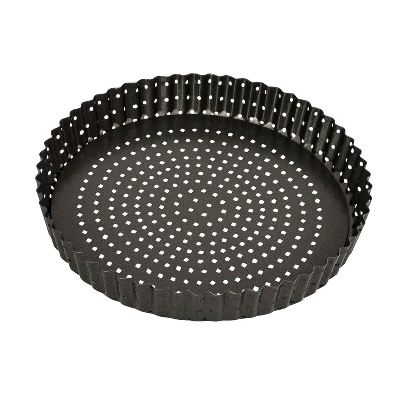 Bakemaster Perfect Crust Loose Base Quiche Pan 25cm