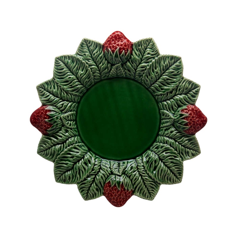 Bordallo Pinheiro Strawberries Charger Plate 33cm
