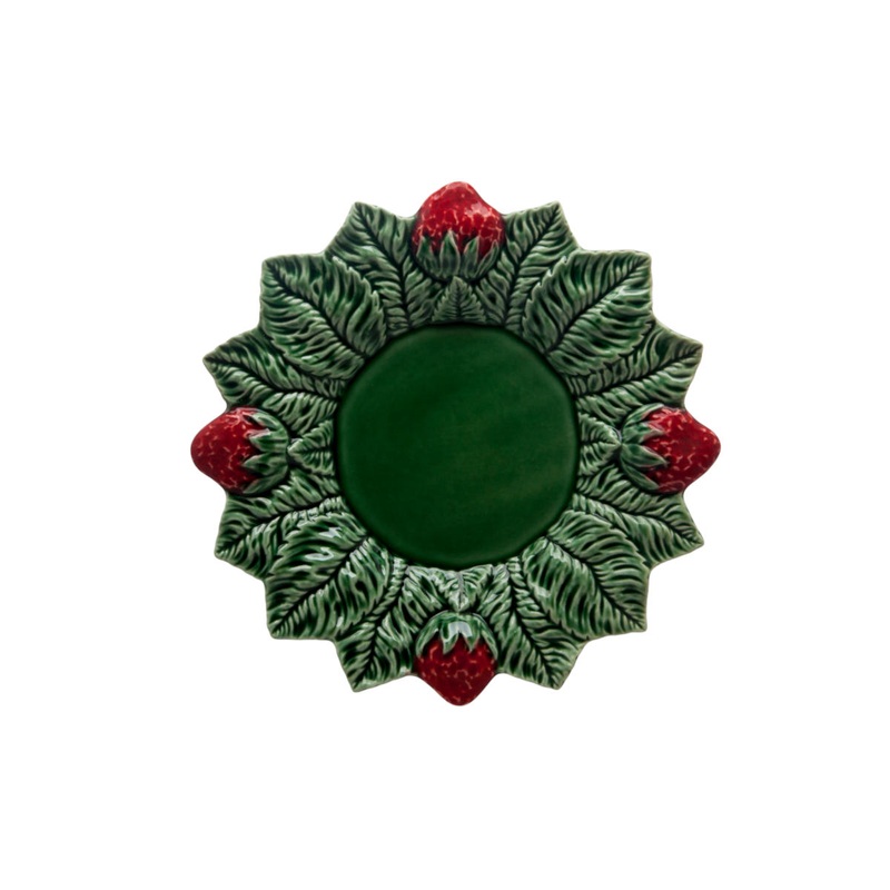 Bordallo Pinheiro Strawberries Dinner Plate 26cm